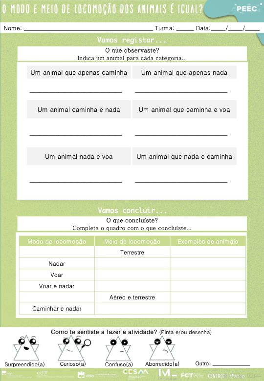 imagem das cartas e caixas da atividade