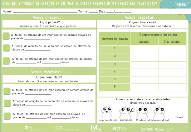 imagem das cartas e caixas da atividade