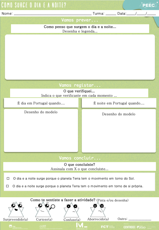 imagem das cartas e caixas da atividade