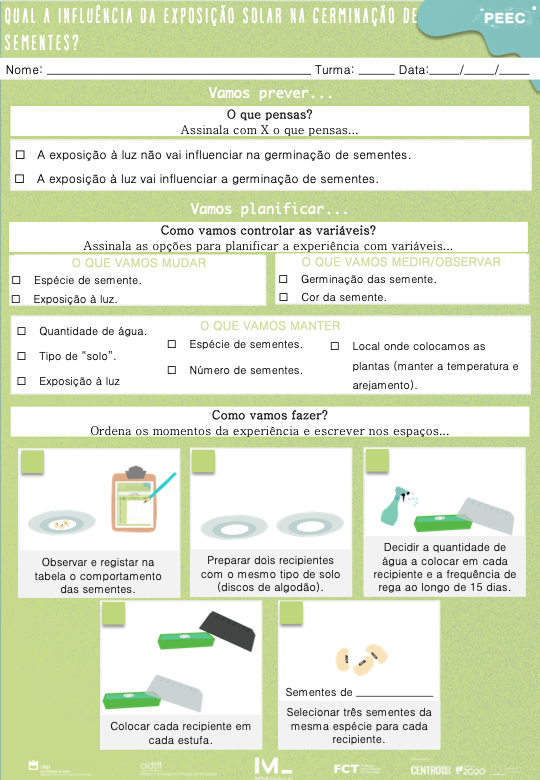 imagem das cartas e caixas da atividade