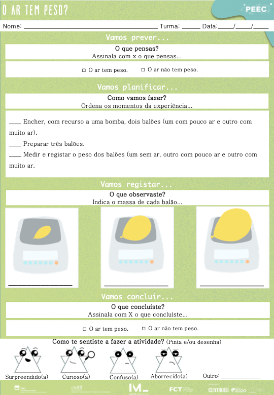 imagem das cartas e caixas da atividade