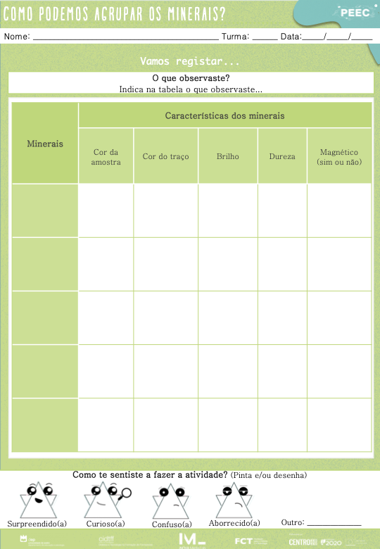 imagem das cartas e caixas da atividade