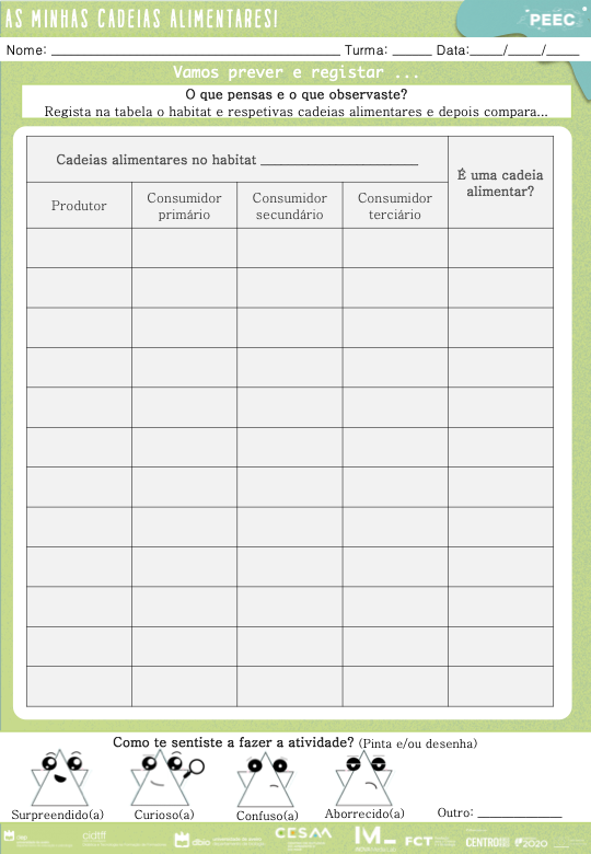 imagem das cartas e caixas da atividade