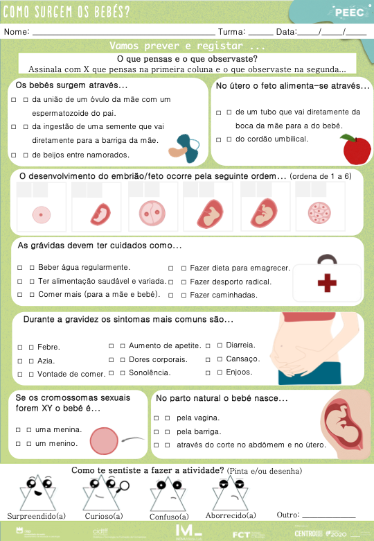 imagem das cartas e caixas da atividade