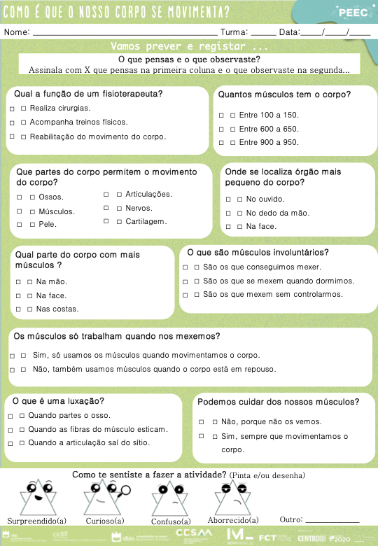 imagem das cartas e caixas da atividade