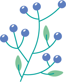 ilustração decorativa de planta