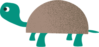 ilustração decorativa de uma tartaruga